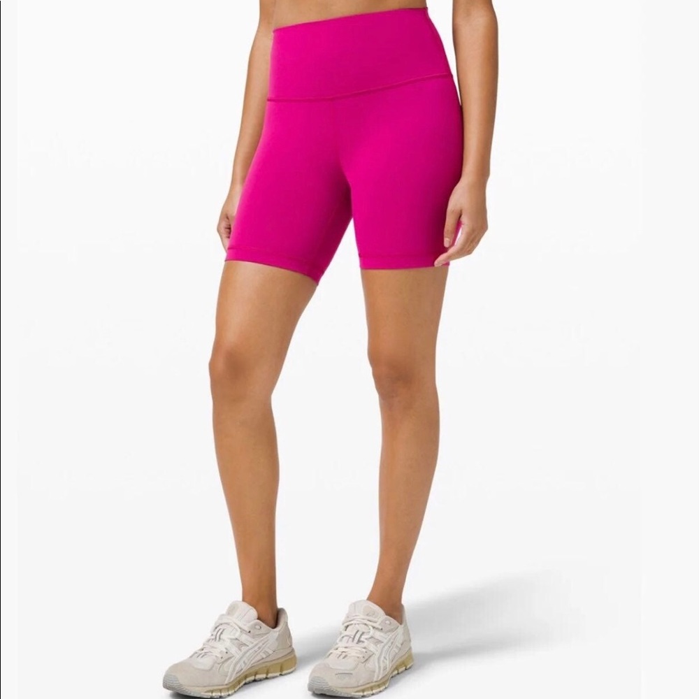 Lululemon Wunder Train 6” Shorts- Ripened Raspberry